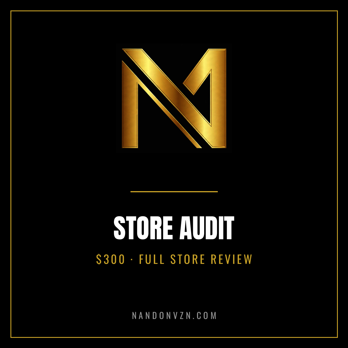 Store Audit, $300 full store review